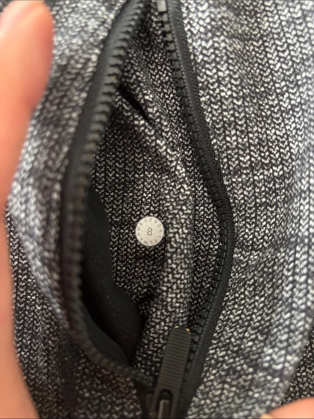 lululemon athletica Heathered Charcoal Zip-Up Utility Jacket